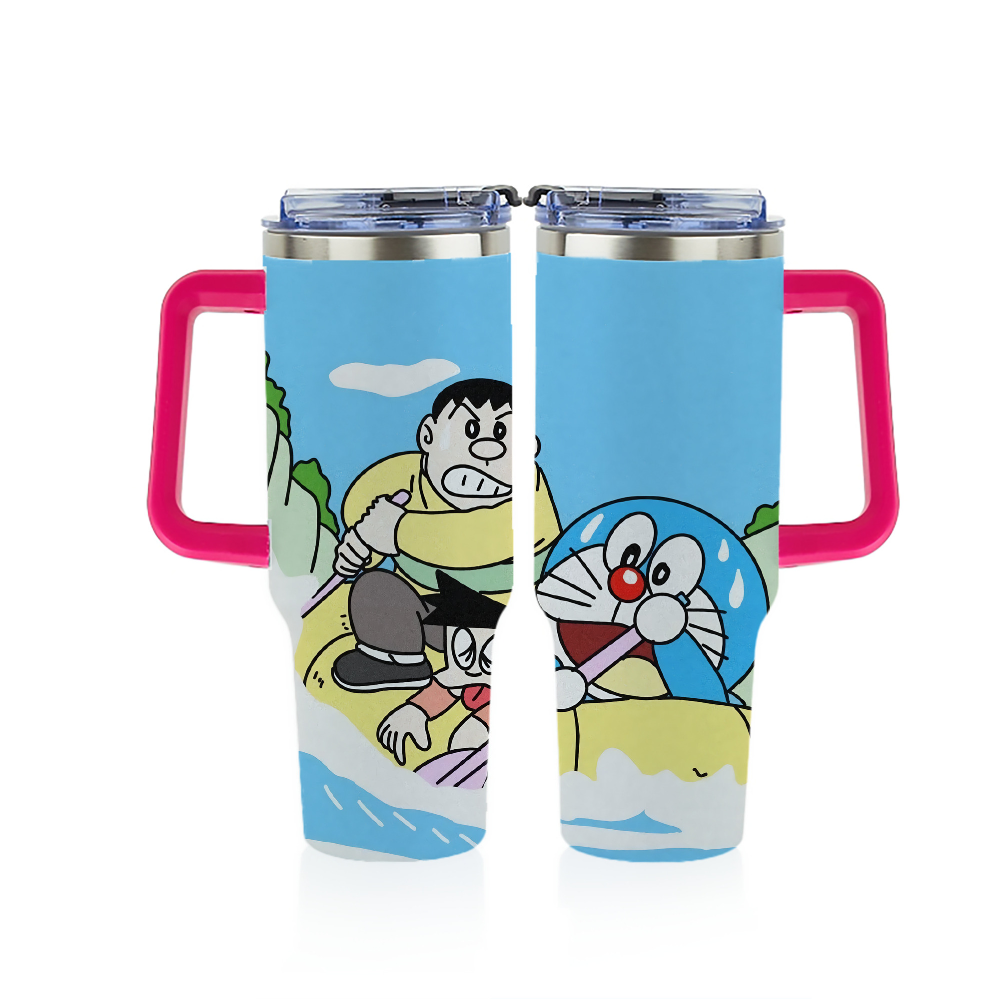 （画像用） ドラえもん Doraemon 1200ｍLフルプリント車用タンブラー